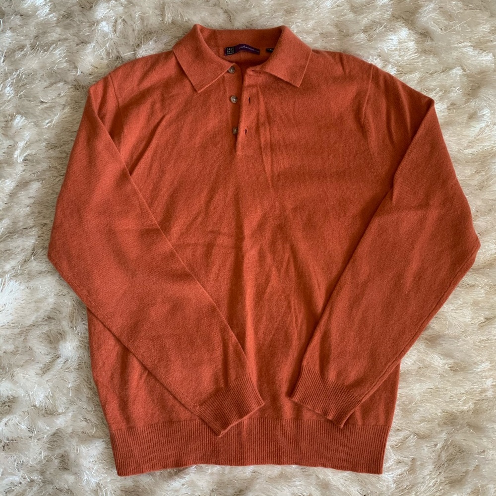 Men’s cashmere henley Saks Fifth Avenue